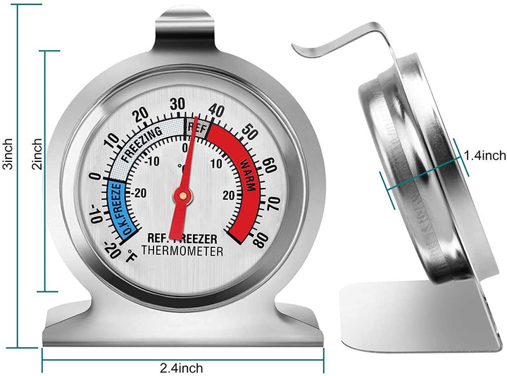 Linkhood Refrigerator Thermometer, Pack of 3