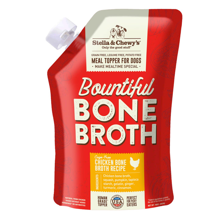 Stella & Chewy's Chicken Bone Broth Dog Food Topper, 16 fl oz