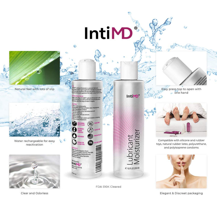 IntiMD Personal Lubricant, Water Based, 8.5 oz