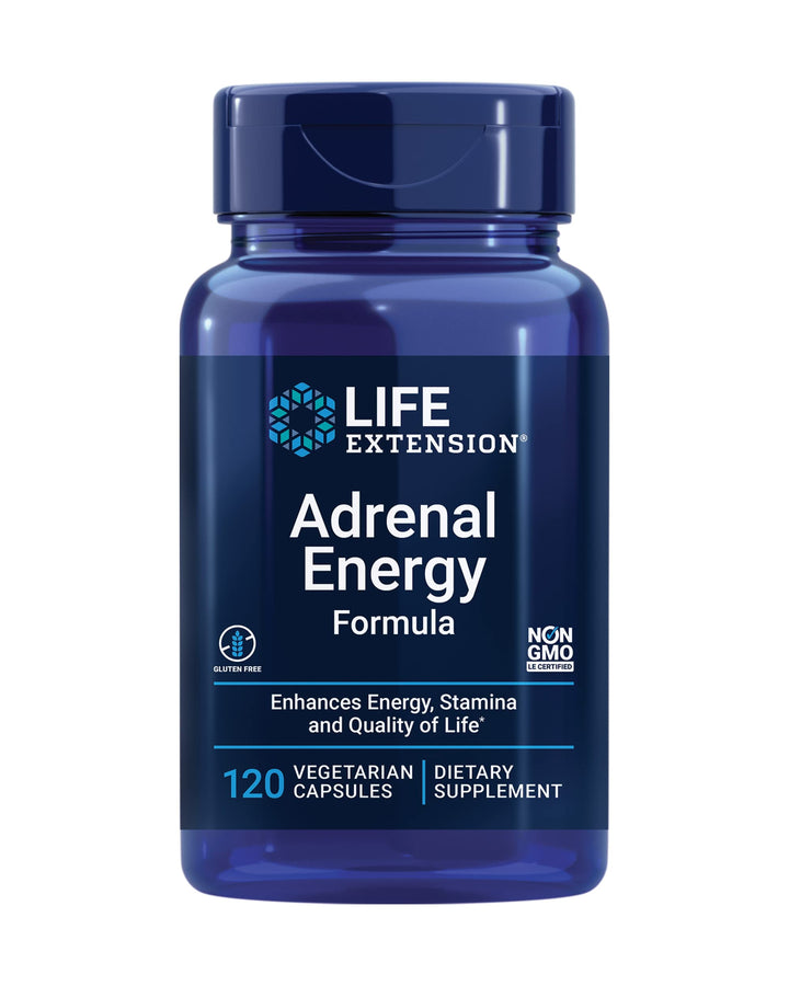 Life Extension Adrenal Energy Formula, 120 Count