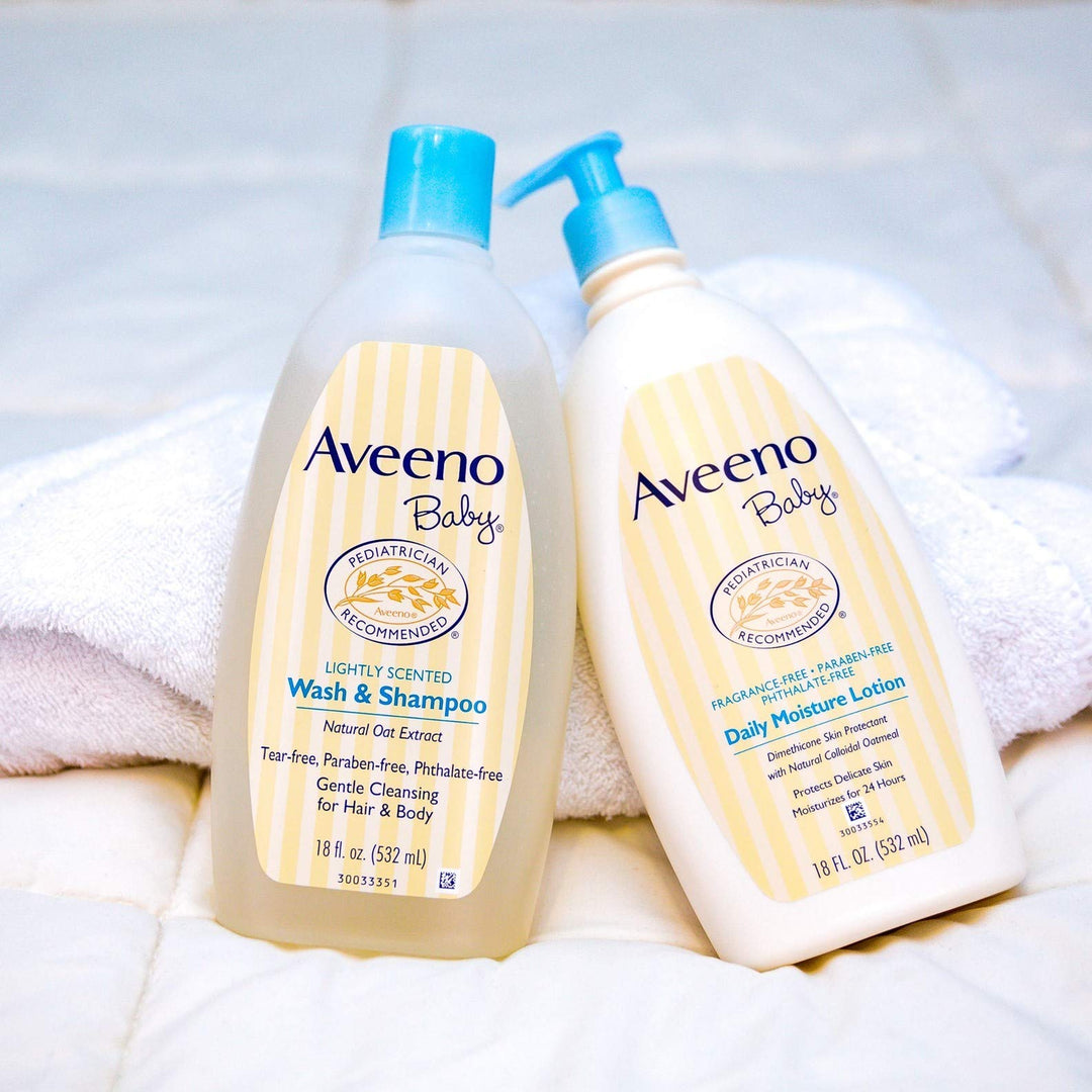 Aveeno Baby Wash And Shampoo, 12 fl oz