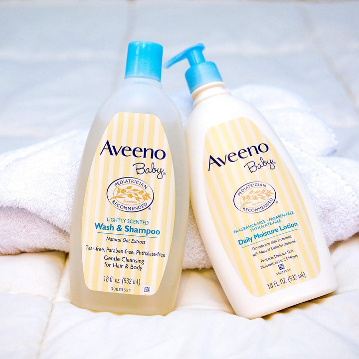 Aveeno Baby Wash And Shampoo, 12 fl oz