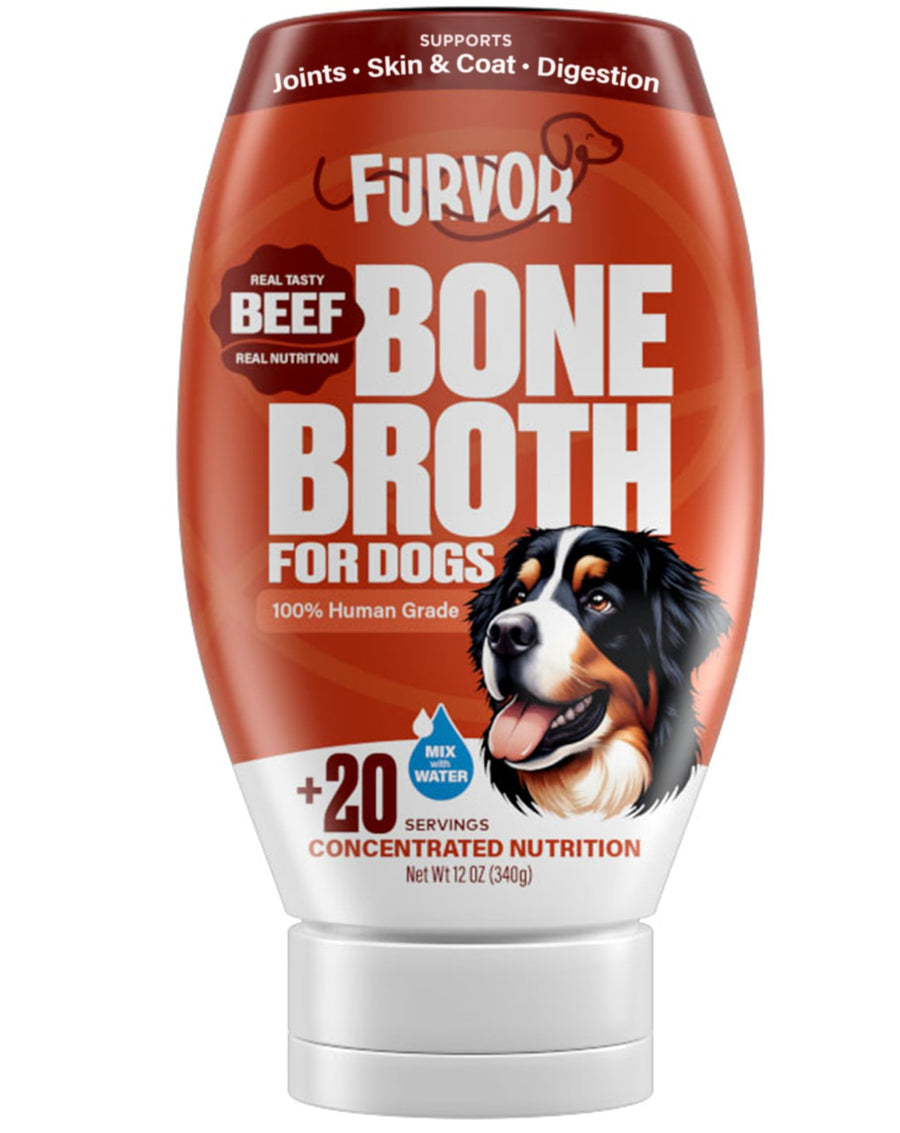 Furvor Beef Bone Broth for Dogs, 12 oz