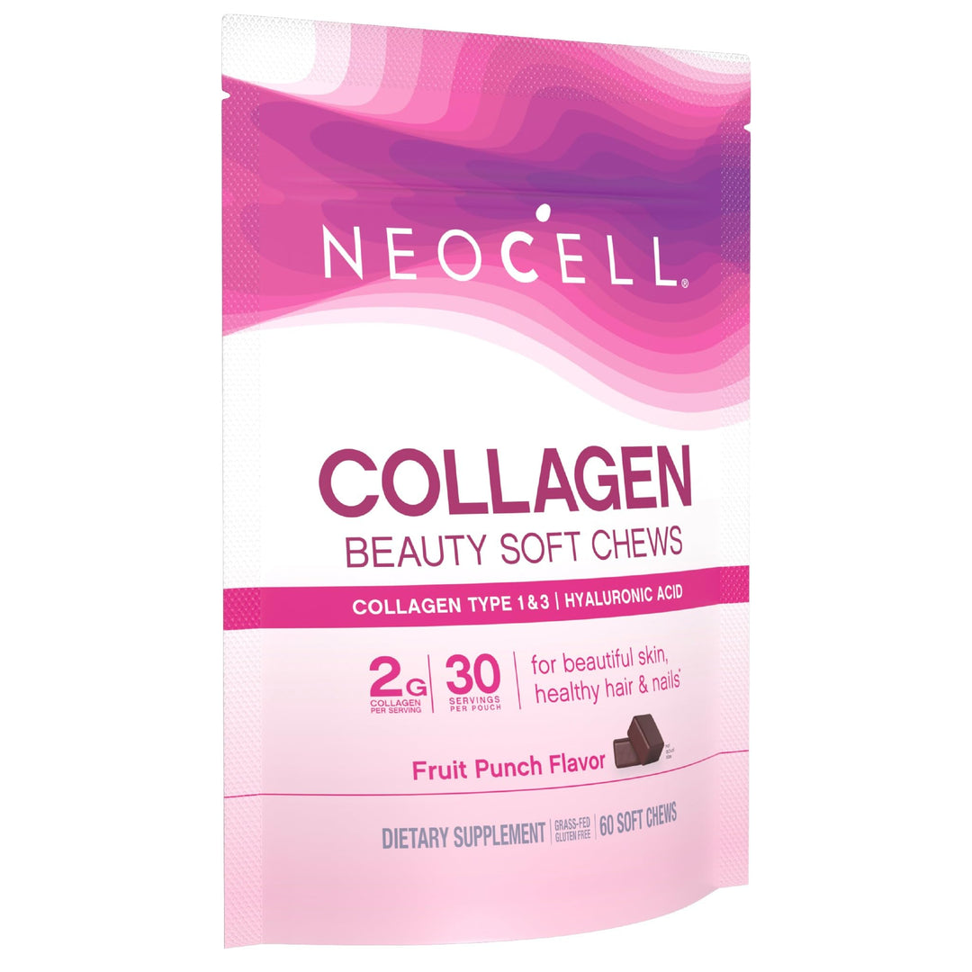 Neocell Collagen Beauty Soft Chews, Fruit Punch, 60 Count