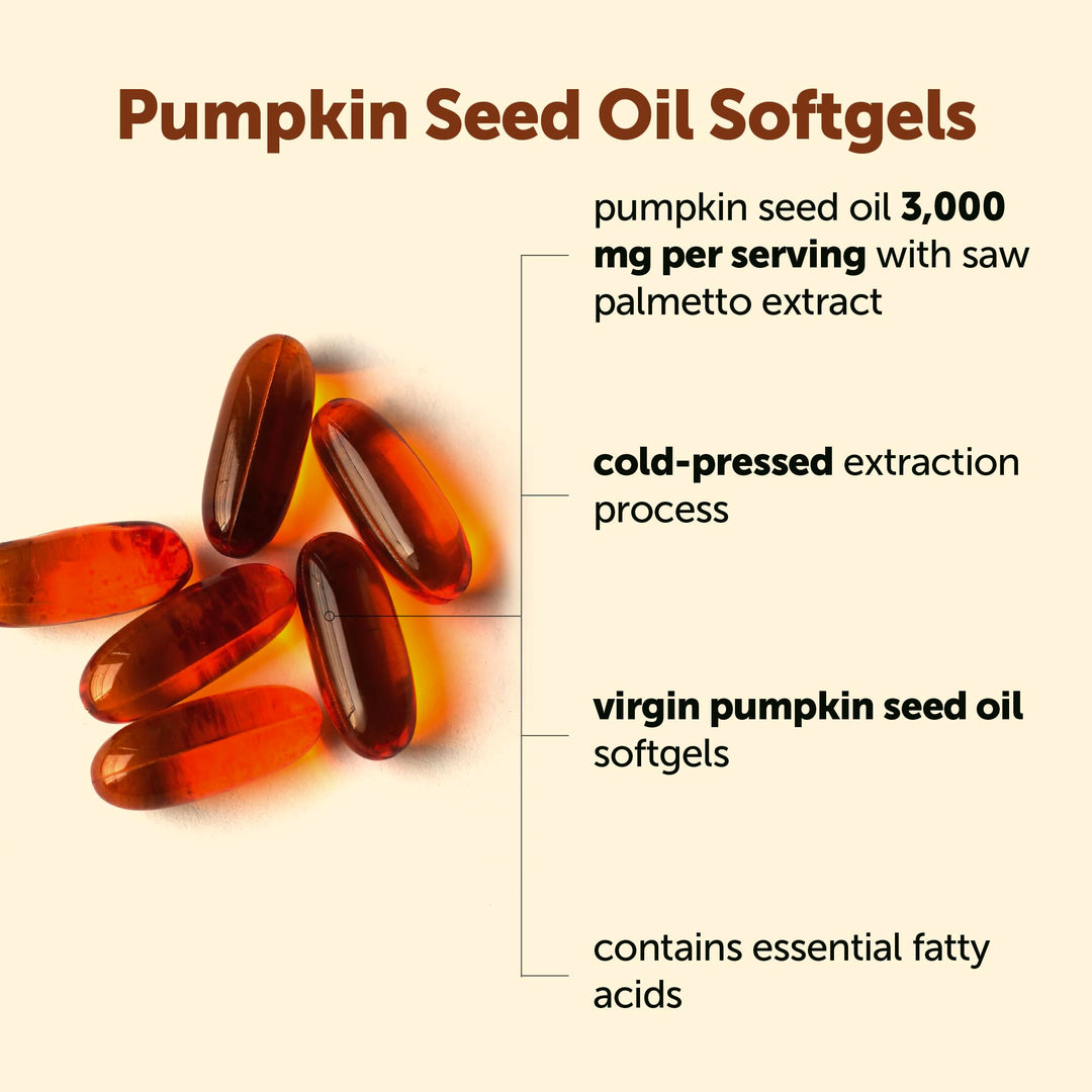 Micro Ingredients Pumpkin Seed Oil With Saw Palmetto, 3000 mg, 150 Count