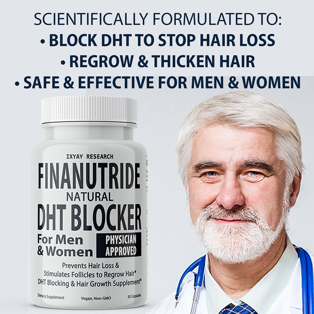 IXYAY RESEARCH Finanutride DHT Blocker Hair Growth Capsules