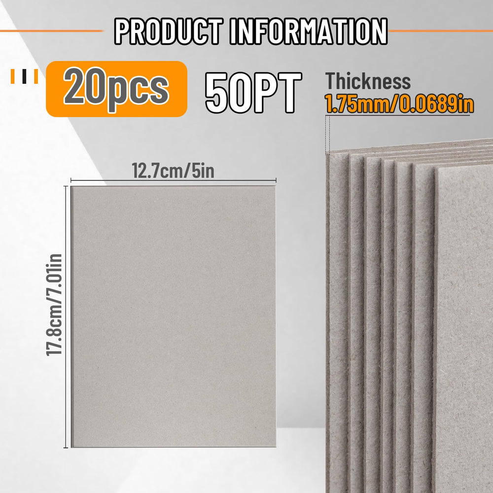 JNENERY Chipboard, 5 x 7 in, 20 Count