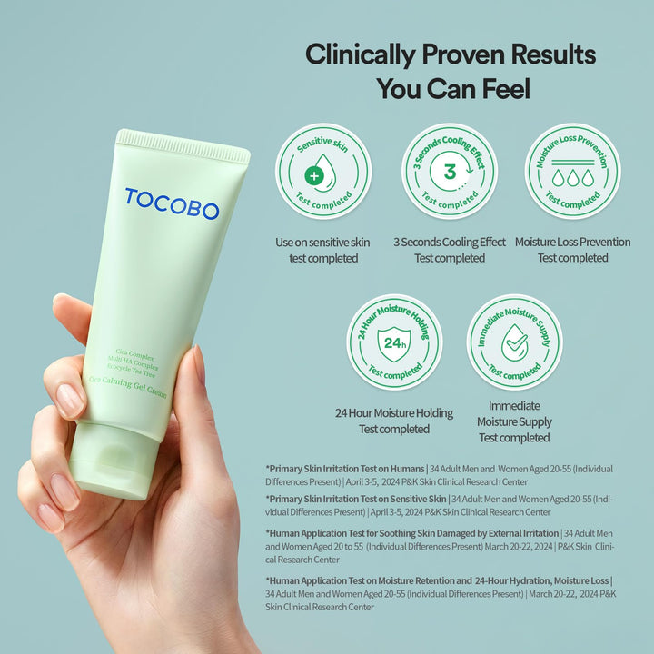 TOCOBO Cica Calming Gel Cream, 75 ml