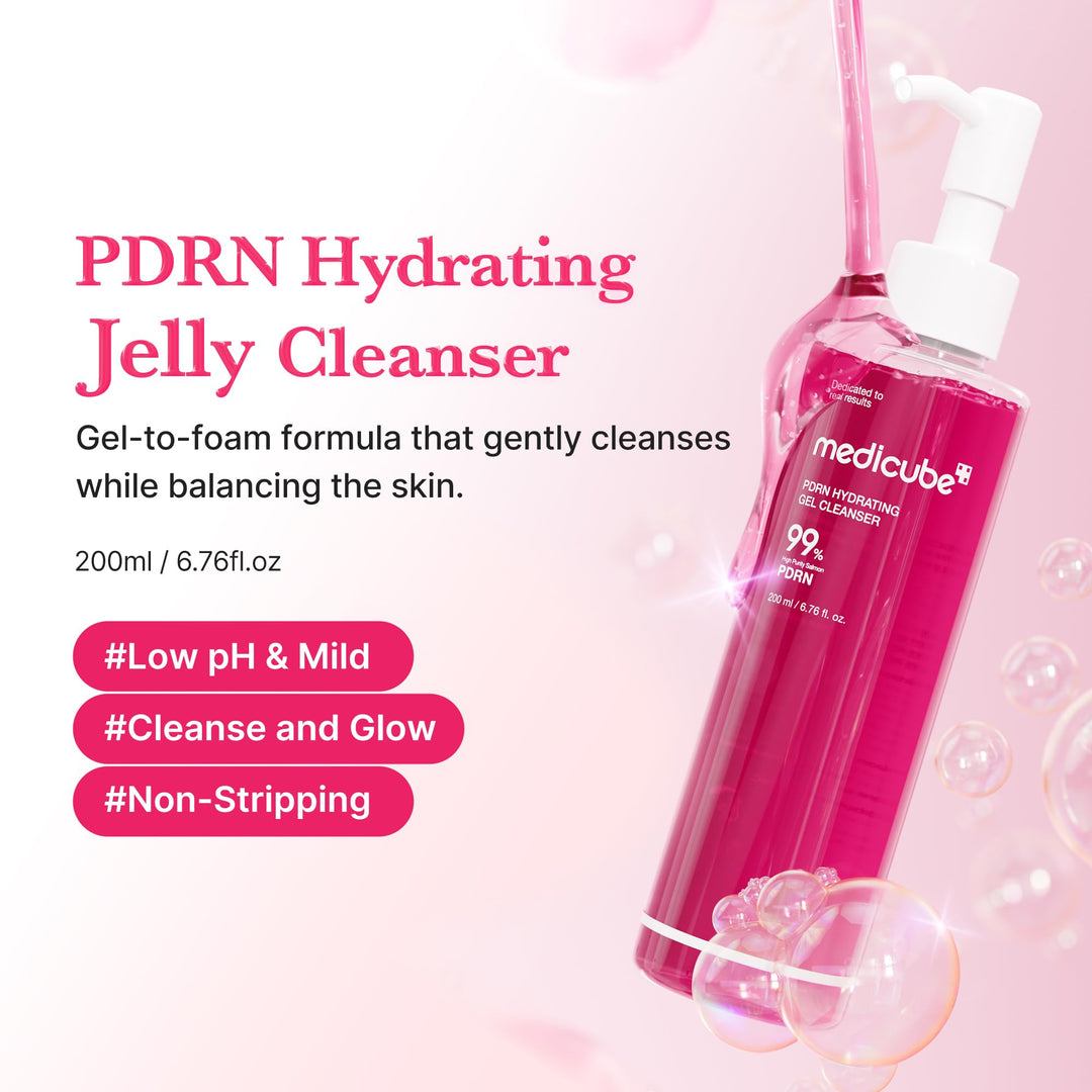 medicube PDRN Jelly to Foam Cleanser, 200 ml