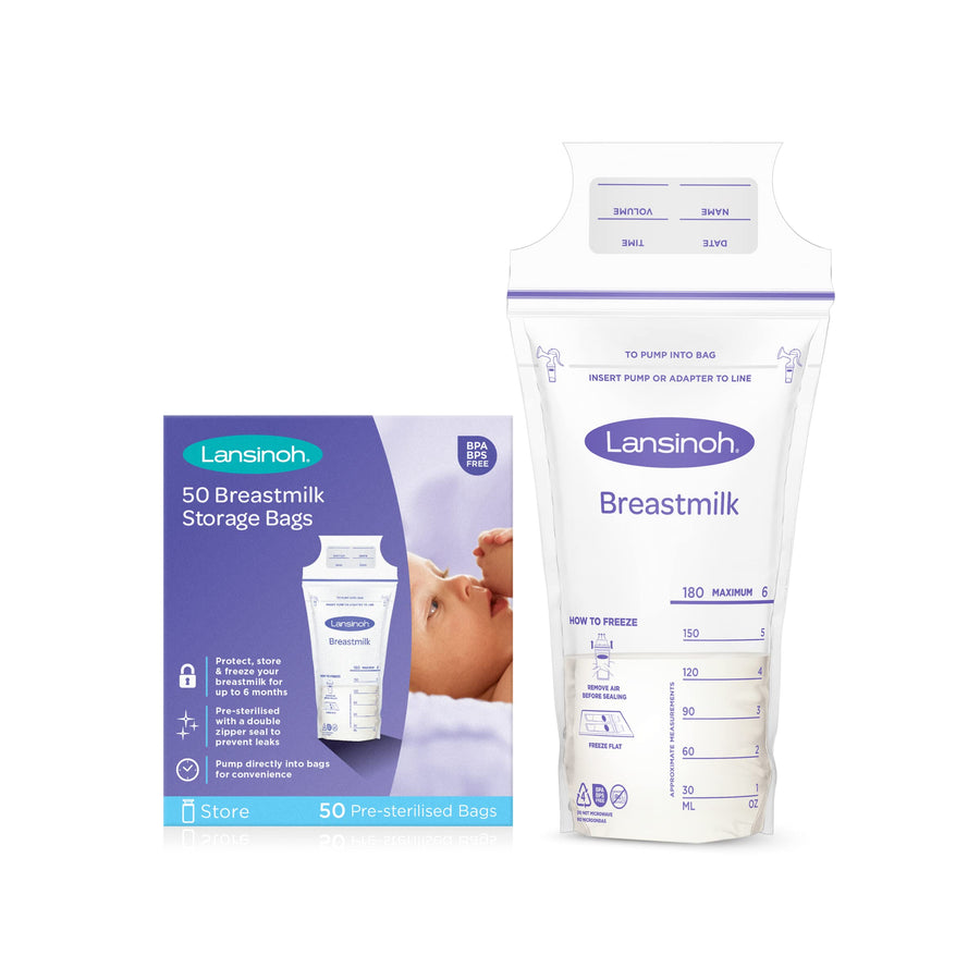 Lansinoh Breast Milk Storage Bags, 50 Count
