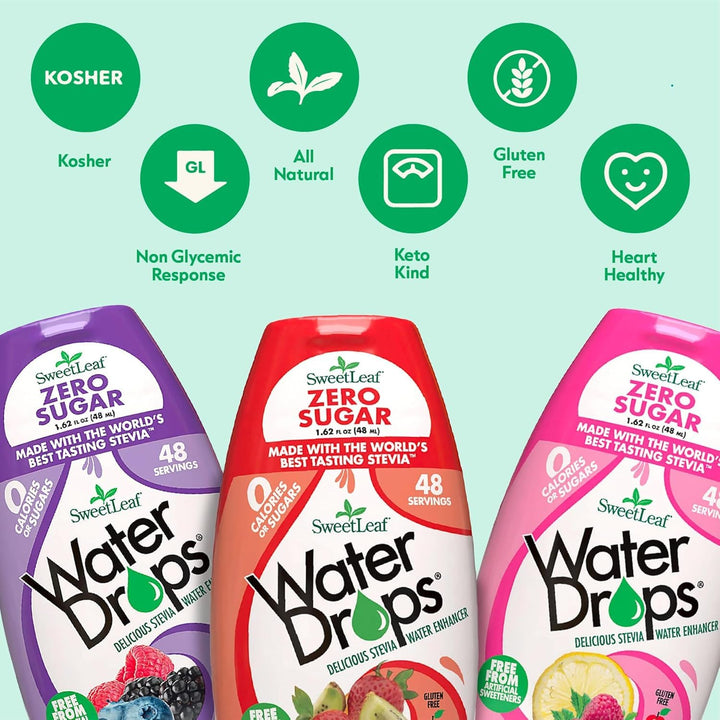 SweetLeaf Water Drops, Peach Mango, 2.1 fl oz