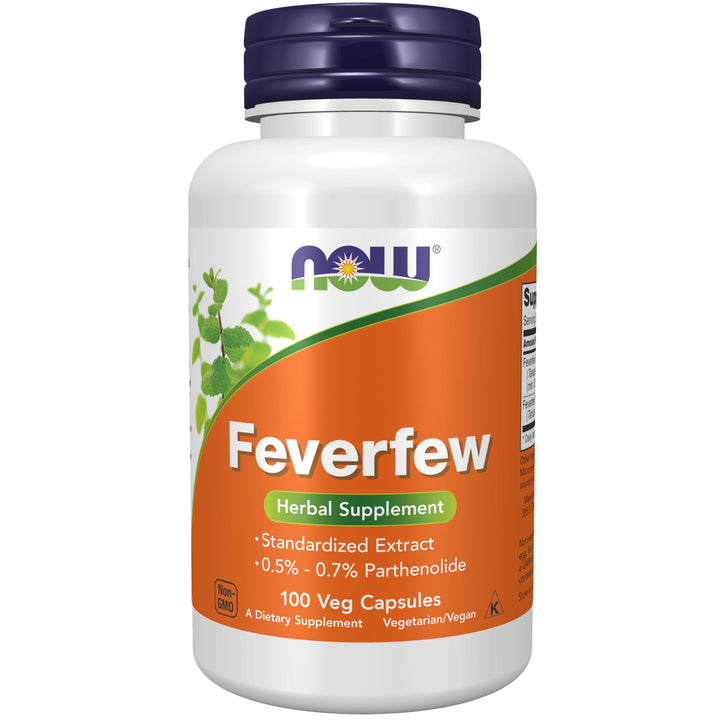 NOW Feverfew, 100 Count