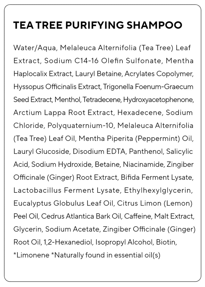 AROMATICA Tea Tree Purifying Shampoo, 400 ml