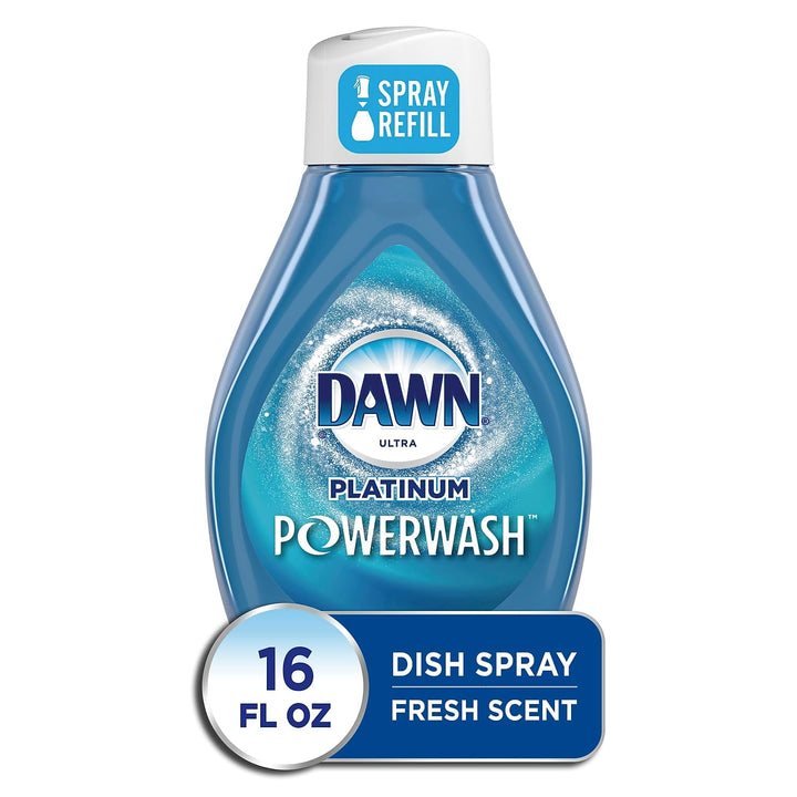 Dawn Platinum Powerwash Dish Spray, Fresh Scent, Pack of 4