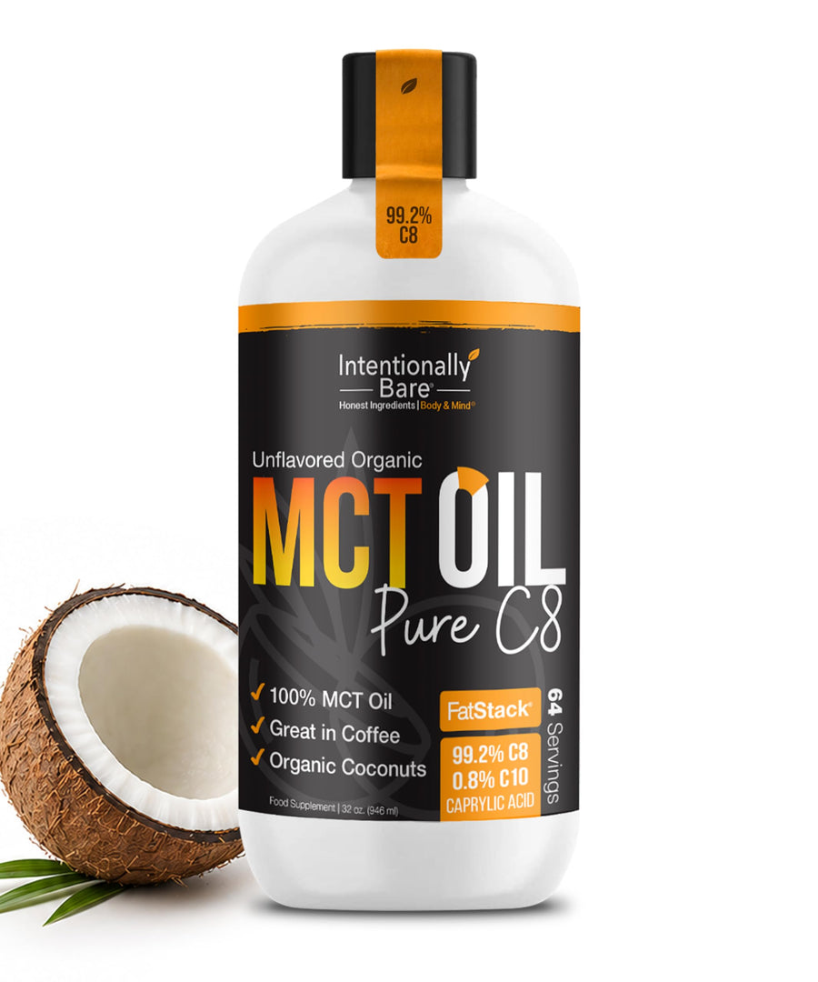 Intentionally Bare C8 MCT Oil, Unflavored, 32 fl oz