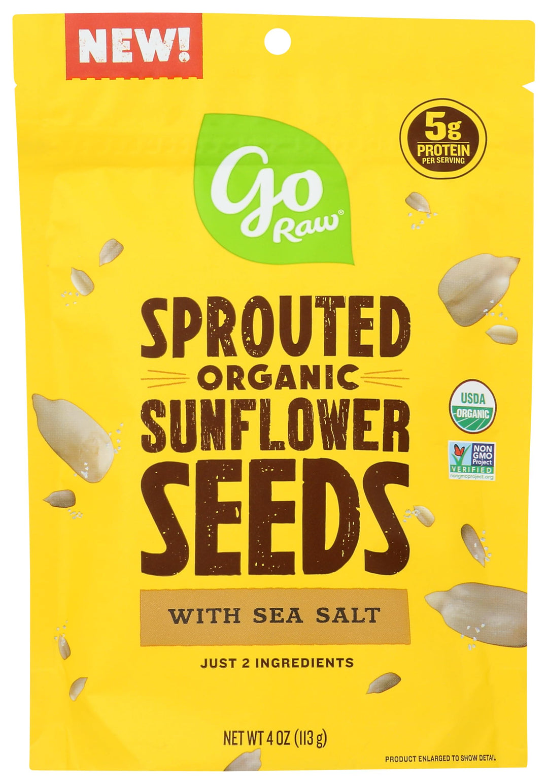 Go Raw Sprouted Sunflower Seeds, Sea Salt, 4 oz