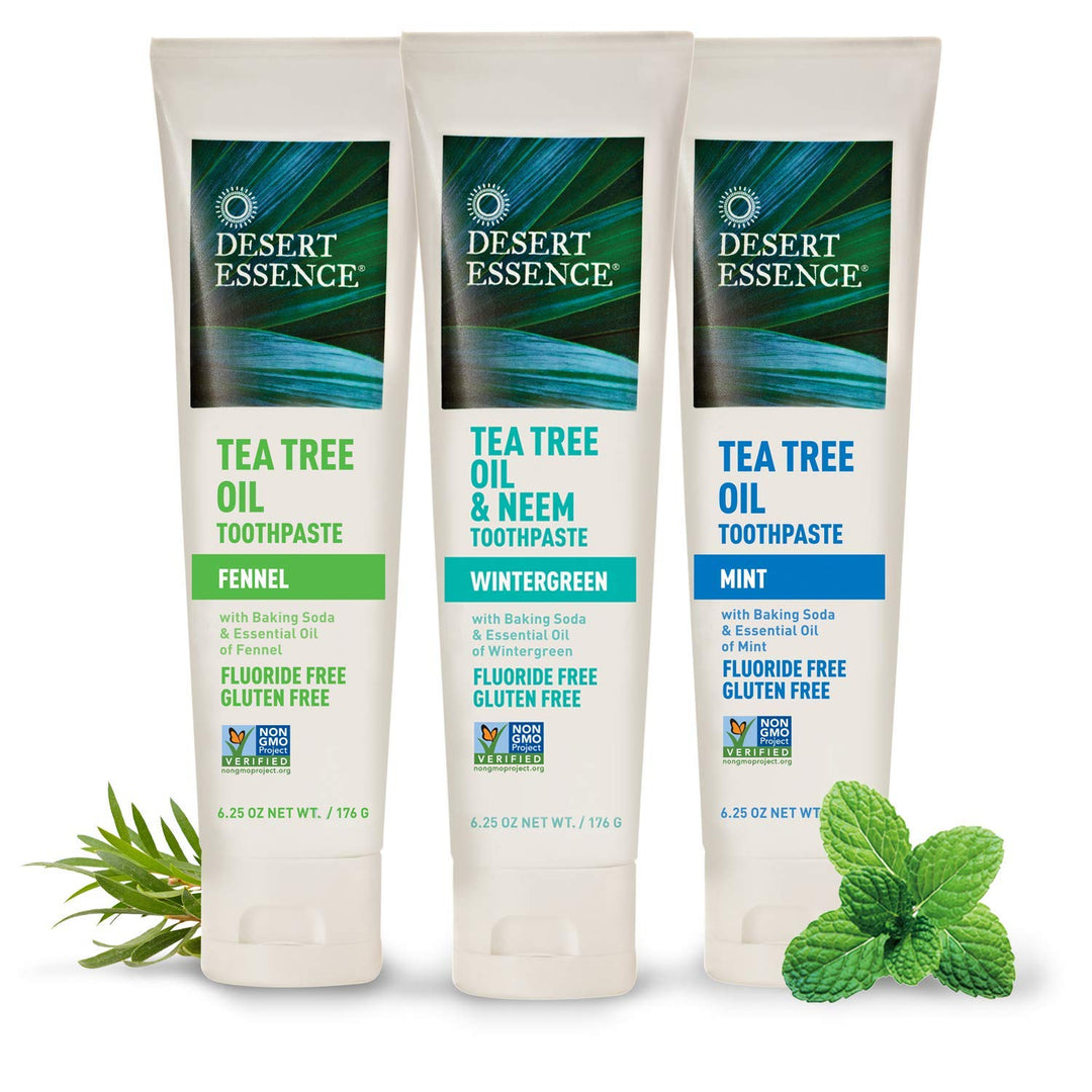 Desert Essence Tea Tree Oil Mint Toothpaste, 6.25 oz