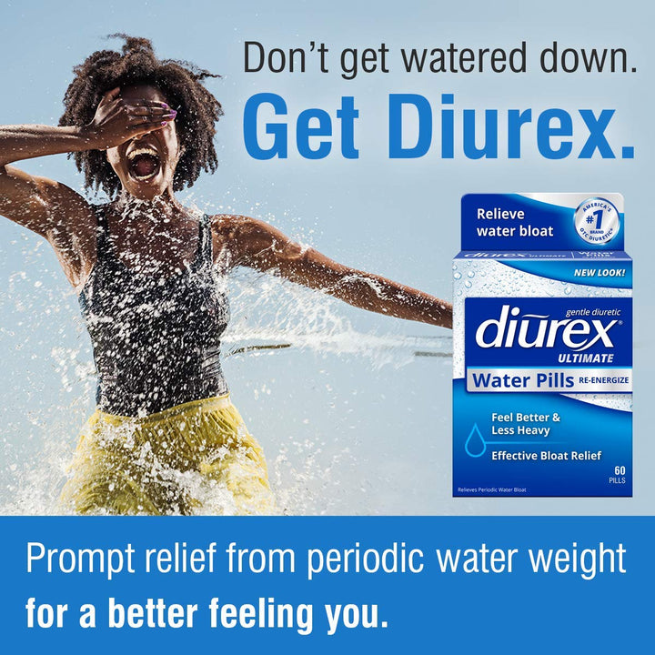 Diurex Ultimate Water Pills, Maximum Strength, 60 Count