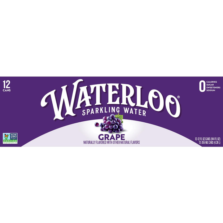 Waterloo Sparkling Water, Grape