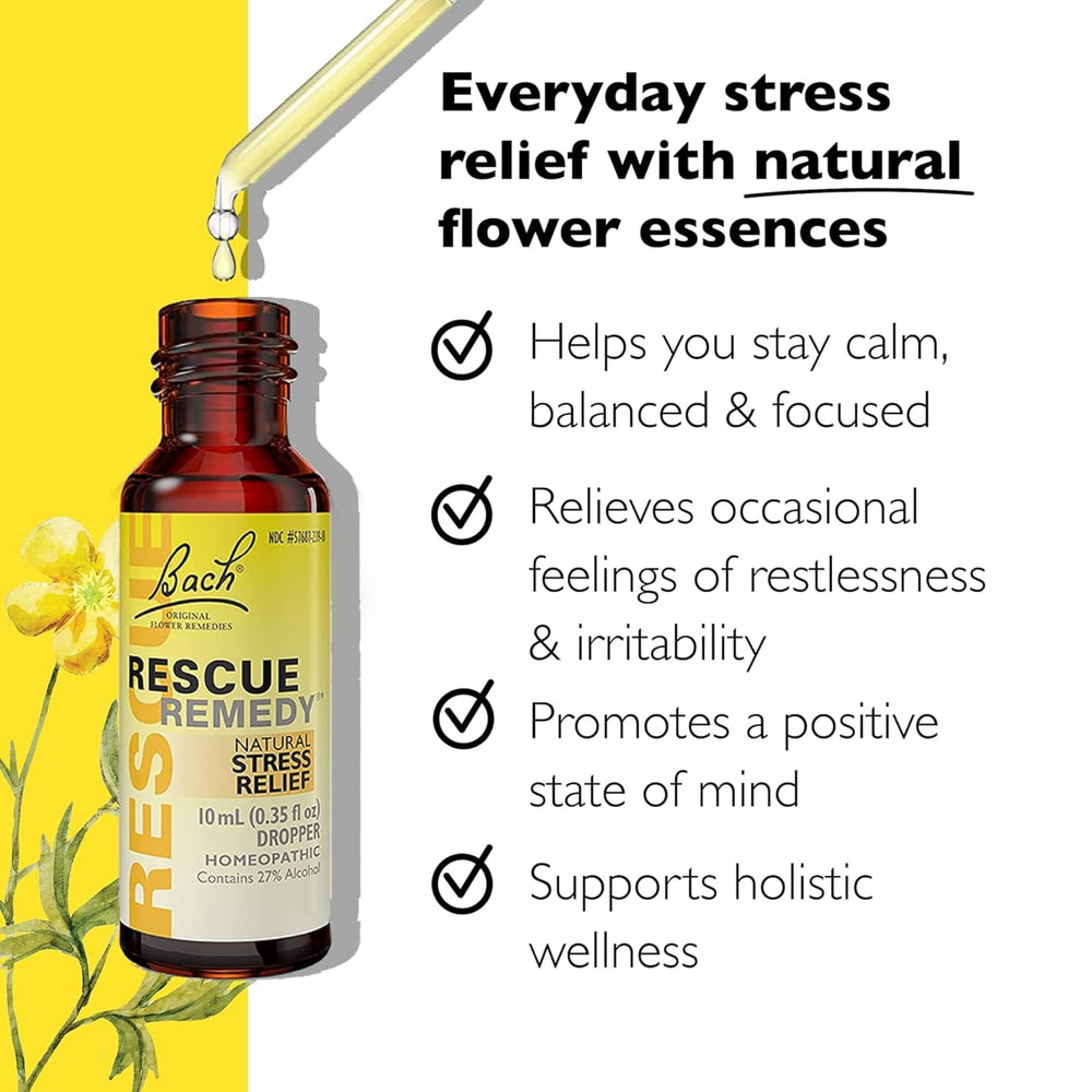 Bach Rescue Remedy, 10 ml, Pack of 3