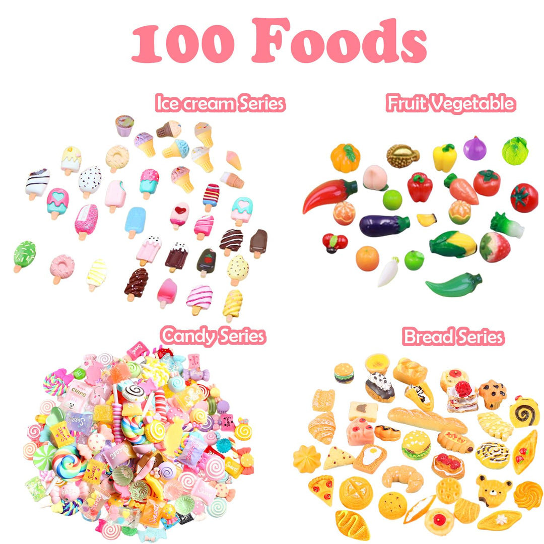 HOLABONITA Miniature Food and Drink Bottles, 150 Count