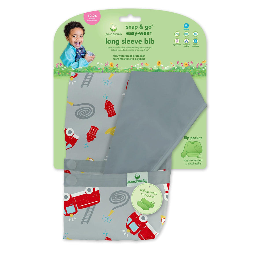 Green Sprouts Easy-Wear Long Sleeve Bib
