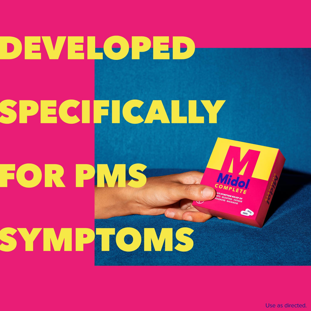 Midol Complete Multi-Symptom Relief Caplets, 40 Count