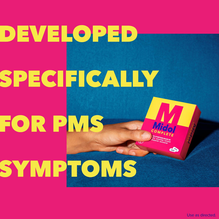 Midol Complete Multi-Symptom Relief Caplets, 40 Count
