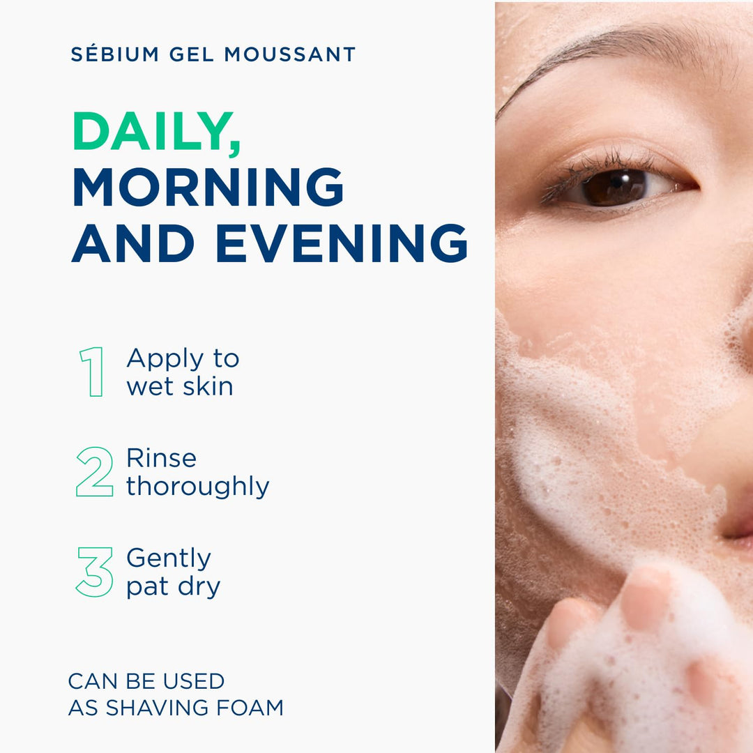 Bioderma Sebium Purifying Cleansing Foaming Gel, 200 ml