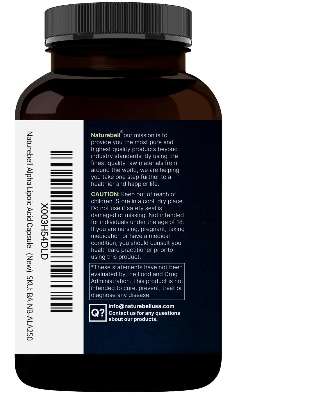 NatureBell Alpha Lipoic Acid Complex, 600 mg, 300 Count