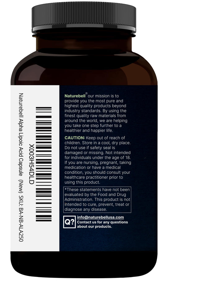 NatureBell Alpha Lipoic Acid Complex, 600 mg, 300 Count