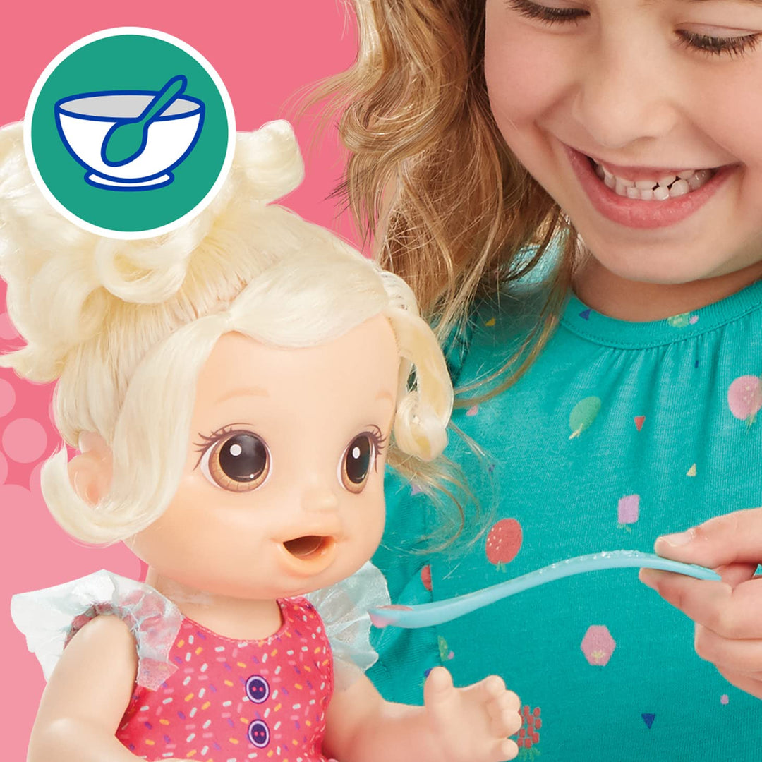 Baby Alive Magical Mixer Doll, Strawberry Shake, Blonde Hair