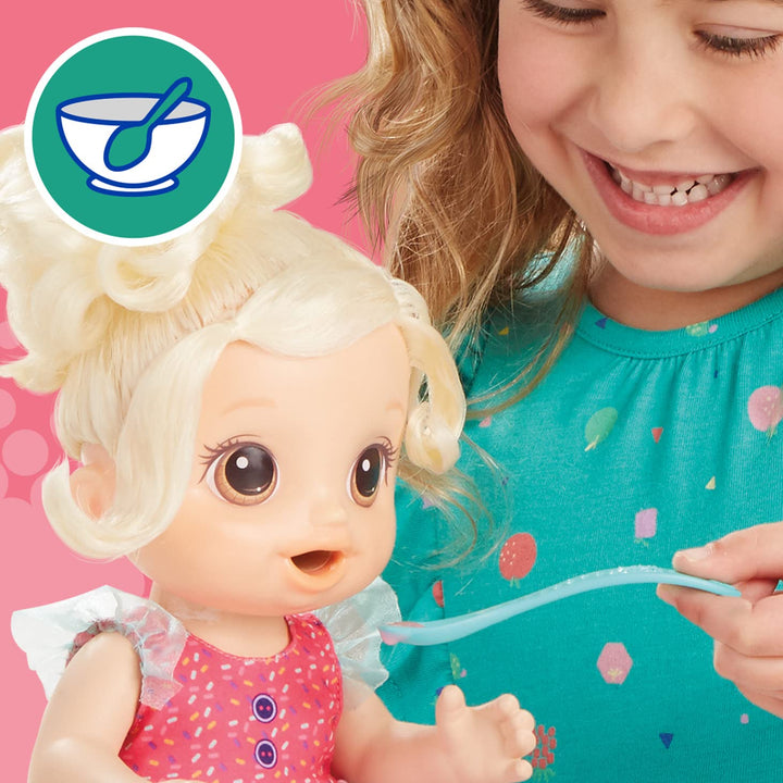 Baby Alive Magical Mixer Doll, Strawberry Shake, Blonde Hair