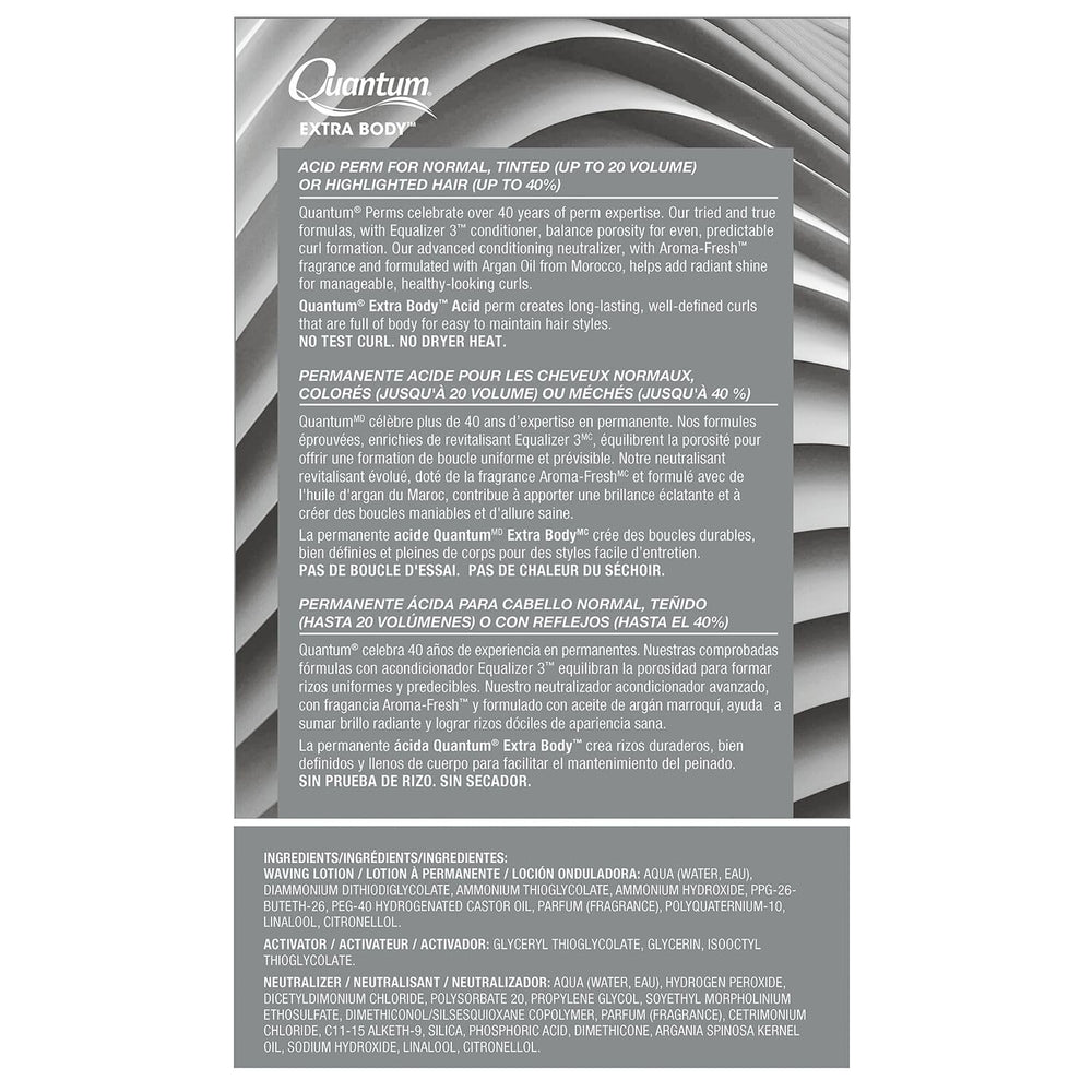 Zotos Quantum Extra Body Acid Permanent Treatment, 1 Application
