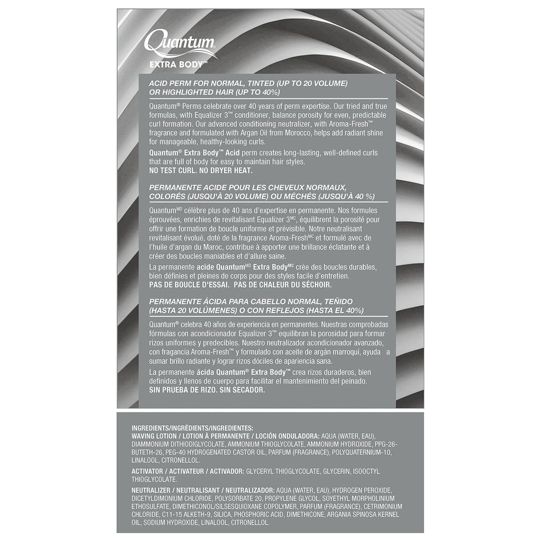 Zotos Quantum Extra Body Acid Permanent Treatment, 1 Application
