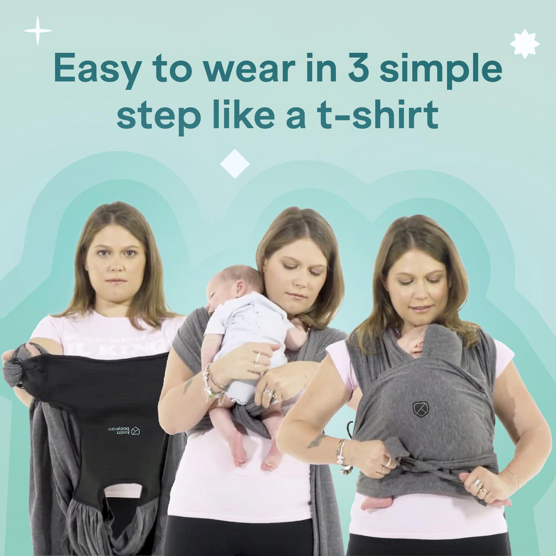 Koala Babycare Baby Carrier Wrap, One Size, 22 lb