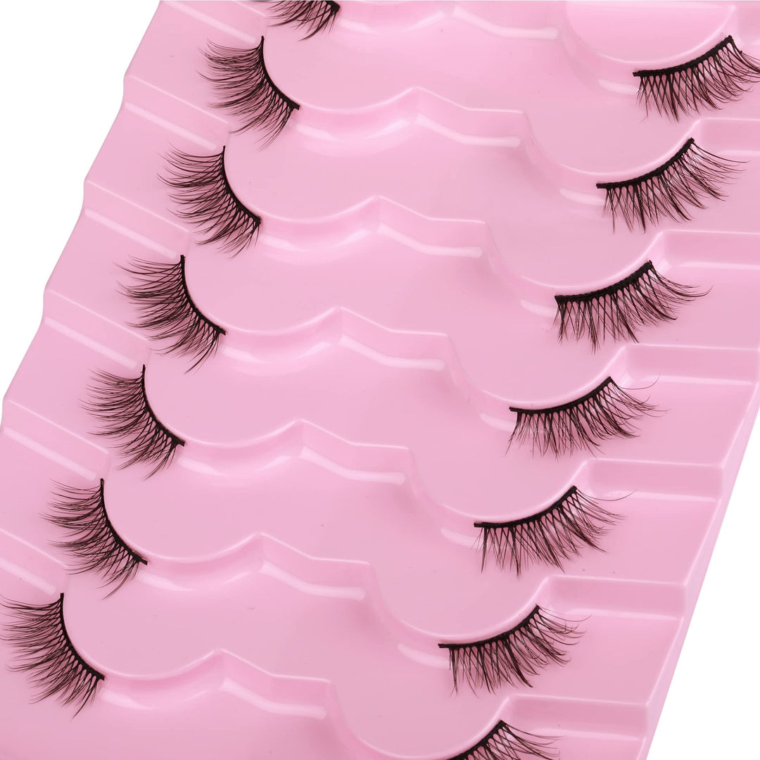 ALICE Fake Eyelashes Cat Eye, 7 Pairs