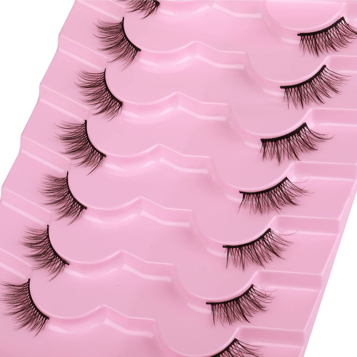 ALICE Fake Eyelashes Cat Eye, 7 Pairs