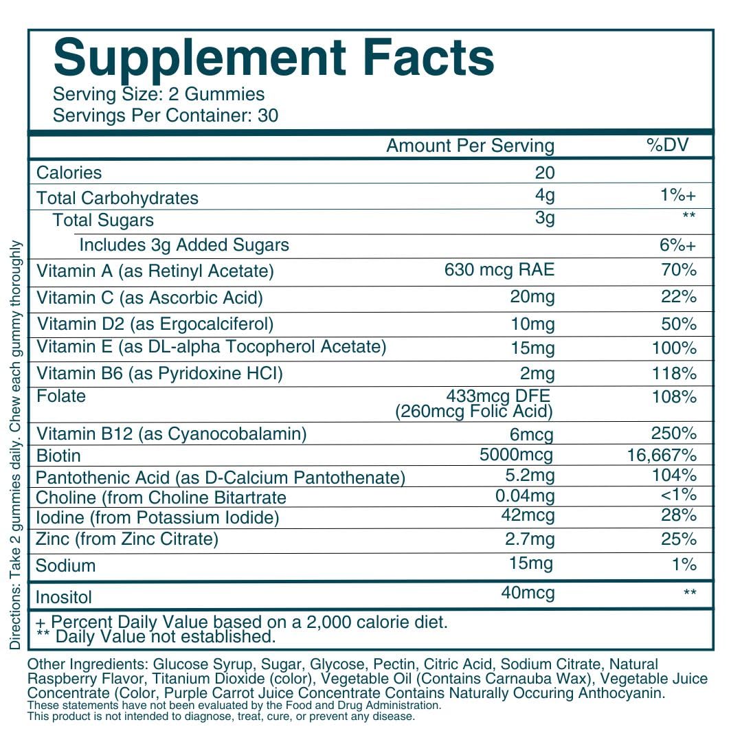 WEEM Biotin Gummies, Extra Strength 10,000mcg