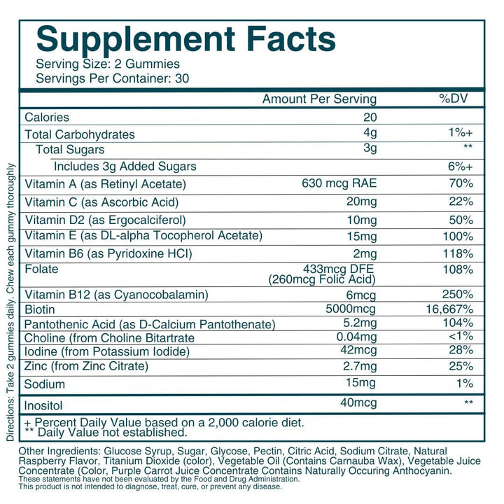 WEEM Biotin Gummies, Extra Strength 10,000mcg