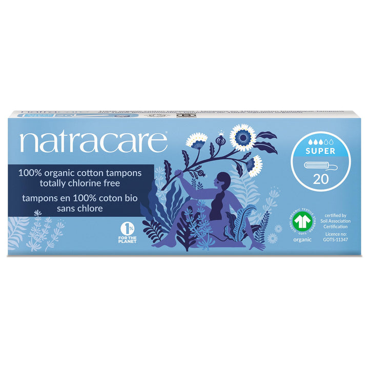 Natracare Tampons, Super, 20 Count