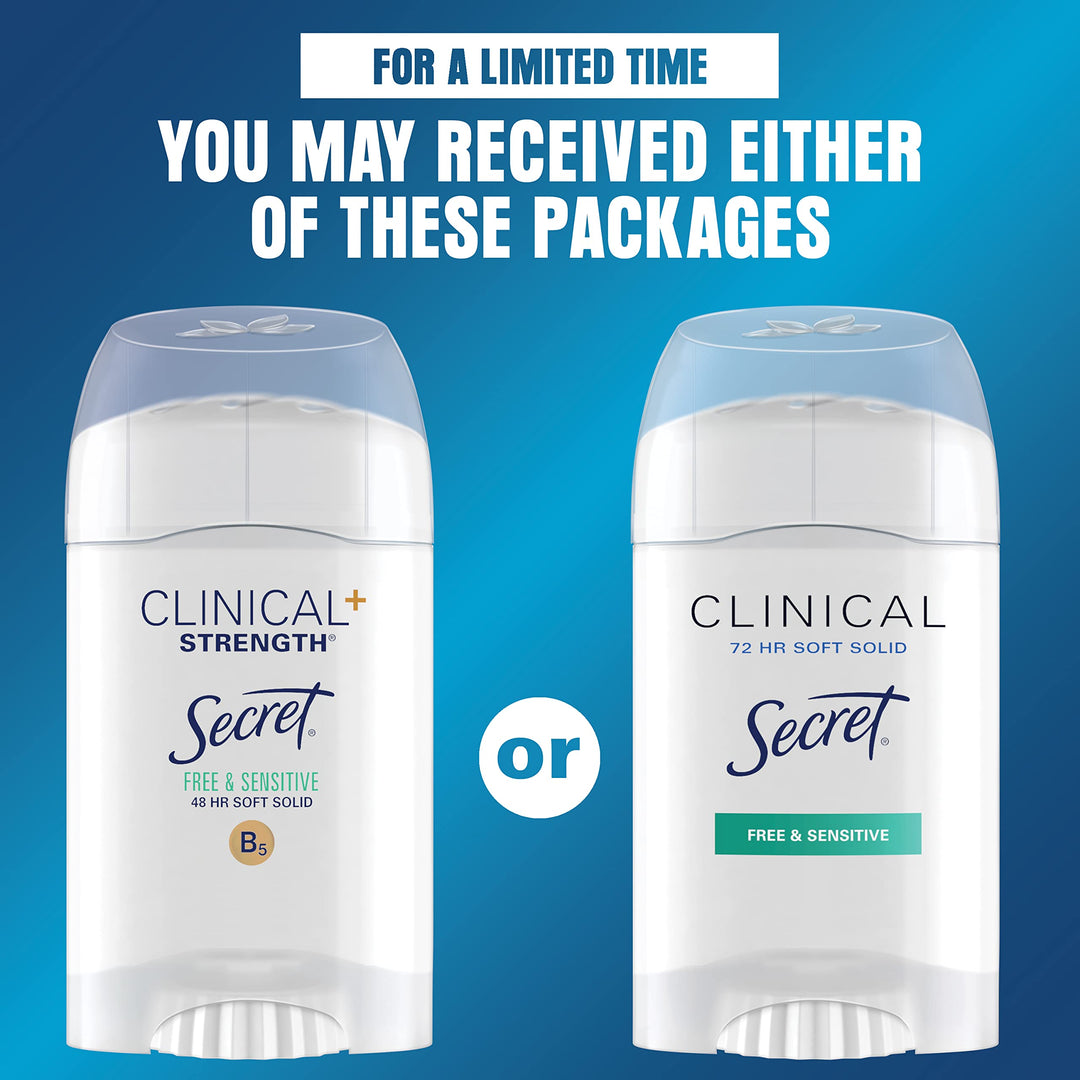 Secret Clinical Strength Antiperspirant And Deodorant, Sensitive Unscented, 1.6 oz
