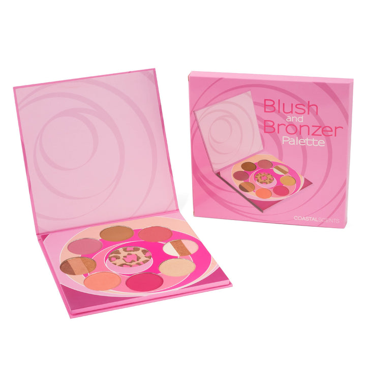 Coastal Scents Blush And Bronzer Palette, PL-080