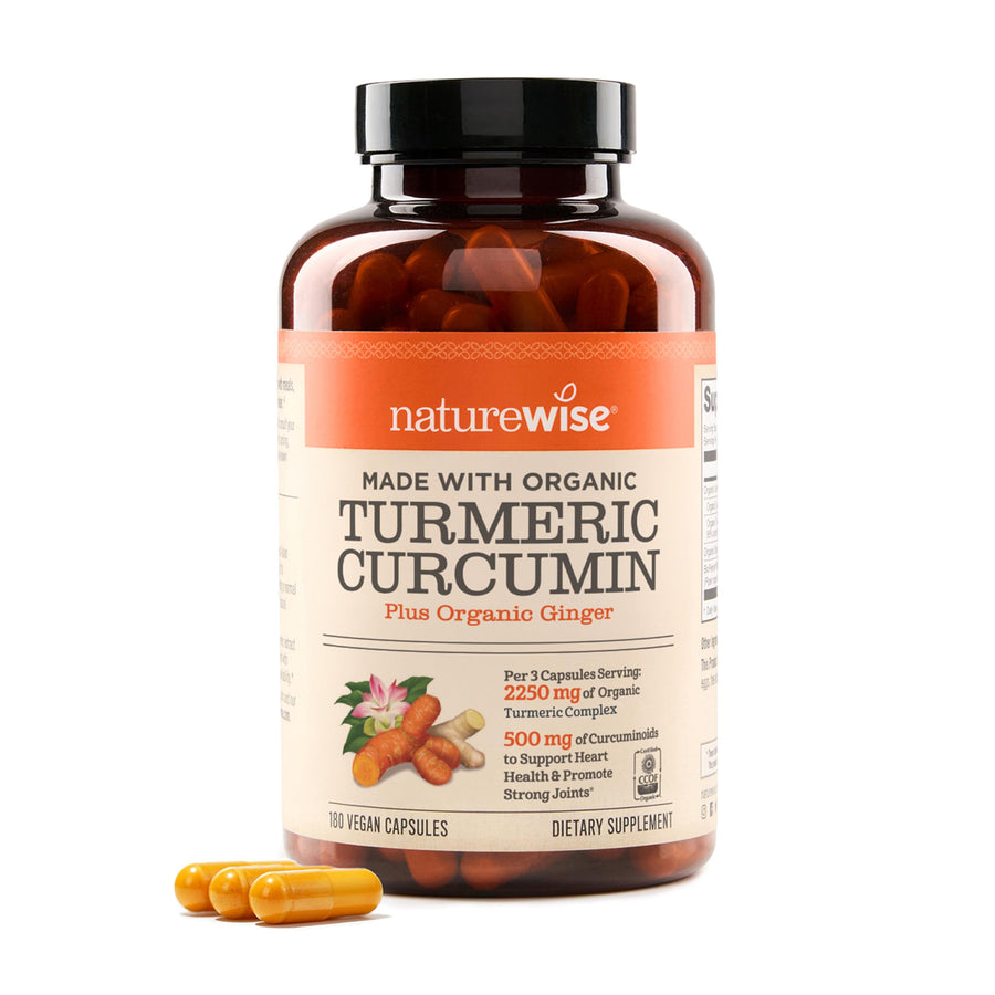 NatureWise Turmeric Curcumin, 2250mg, 180 Count