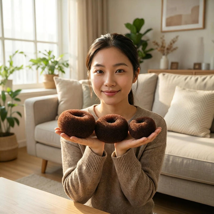 iFlyMars Hair Bun Maker Set, Brown