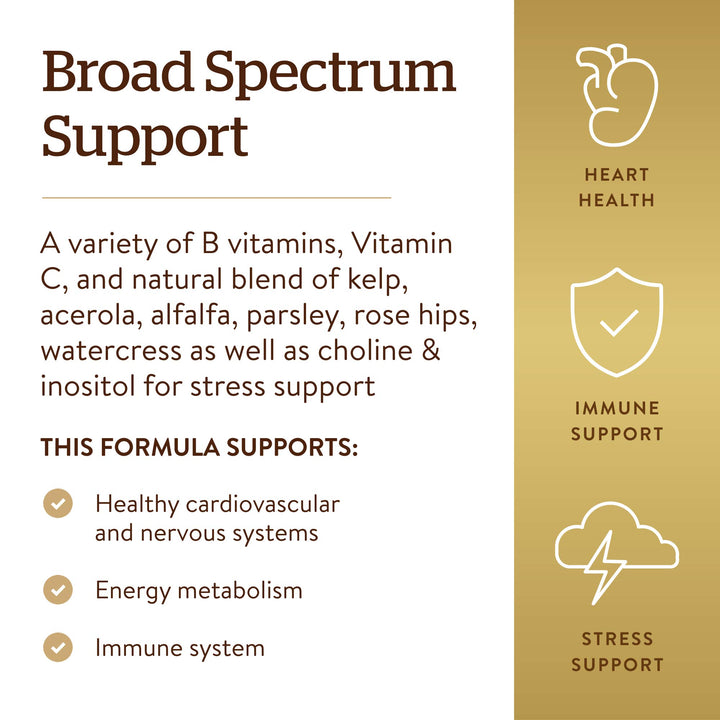 Solgar B-Complex With Vitamin C Stress Formula, 250 Count