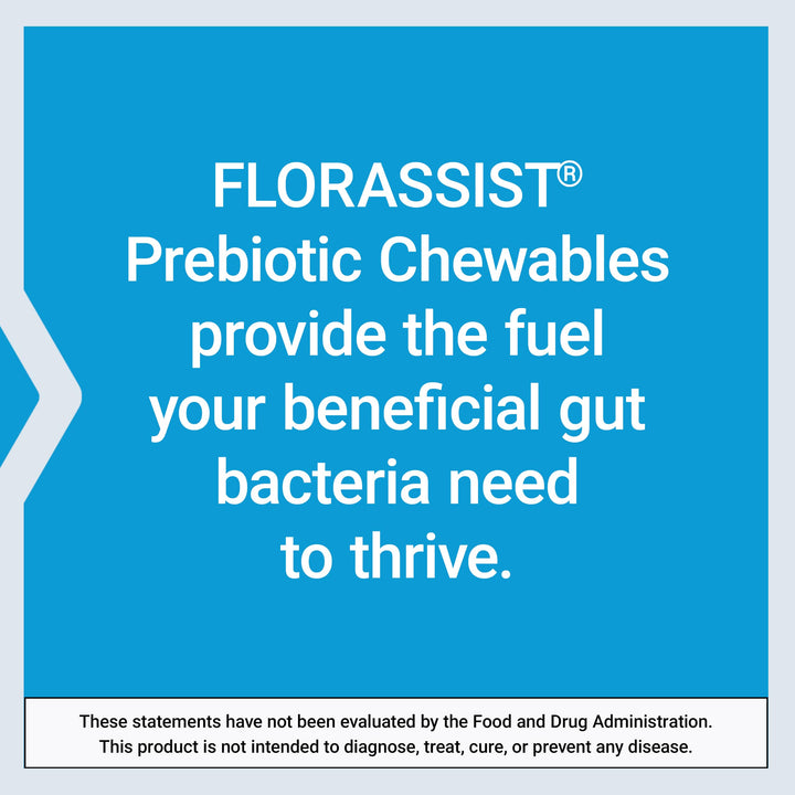 Life Extension Florassist Prebiotic Chewable, Strawberry, 60 Count