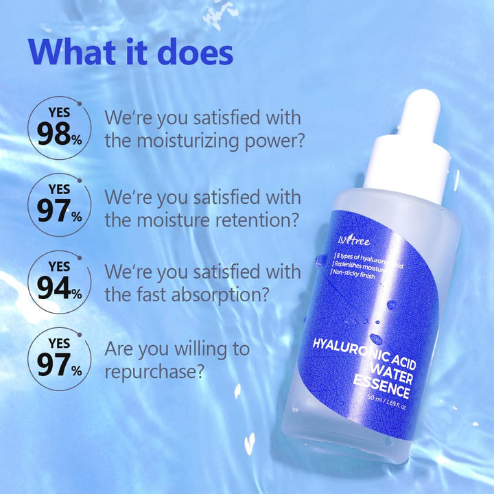 Isntree Hyaluronic Acid Water Essence, 1.69 fl oz