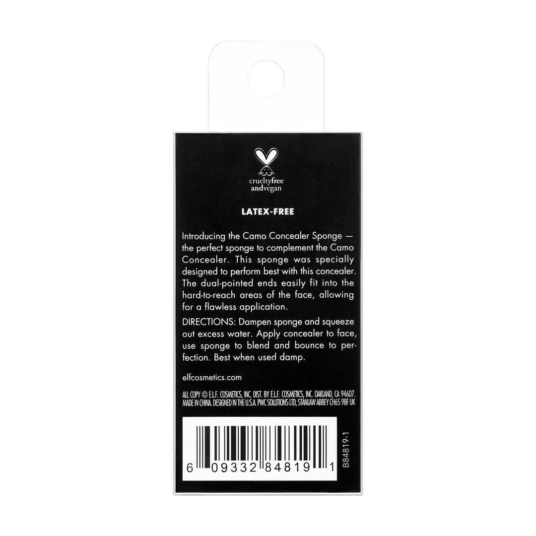 e.l.f. Camo Concealer Sponge, 1 Count