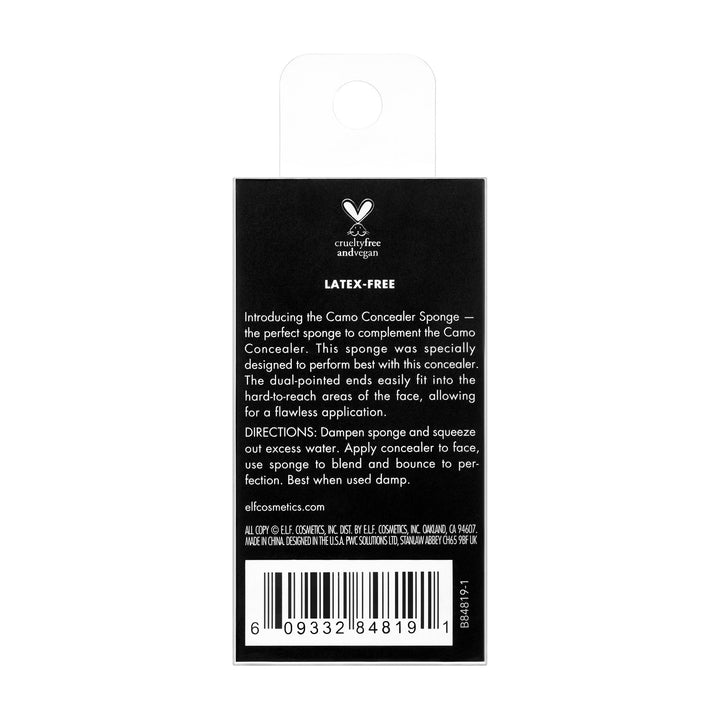 e.l.f. Camo Concealer Sponge, 1 Count